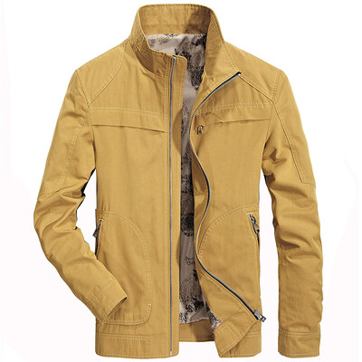 

Rondo Jepu RondoJIPU Jacket Men's Fashion Stand Collar Casual Jacket 9806 Army Green 3XL
