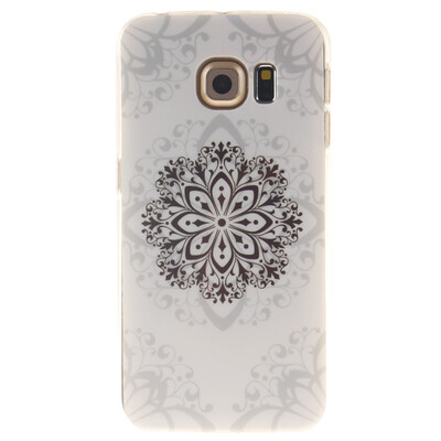 

Обложка дурман цветы шаблон Мягкий тонкий ТПУ резиновый силиконовый гель чехол для SAMSUNG GALAXY S6 Edge