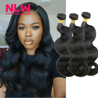 

Bouncy Top Quality N.L.W. Products Brazilian Virgin Hair body wave 3 Bundles 8A Unprocessed Free Shipping Full and Thick