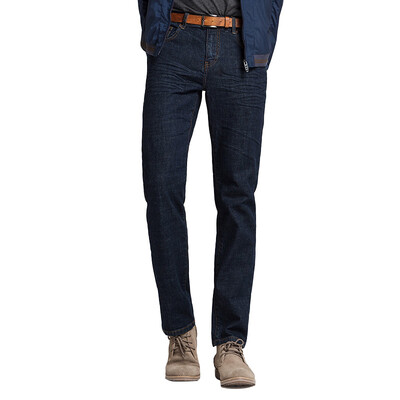 

Пирр Кардин (Пирр Кардин) мужская мода джинсы мужской 203,683 новых морщины случайных синих джинсами 35 ярдов прямой участок