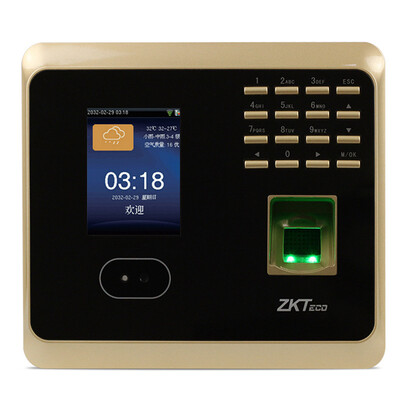 

Zhongzhi wisdom ZKTeco UF100plus face recognition fingerprint intelligent mixed wifi attendance machine