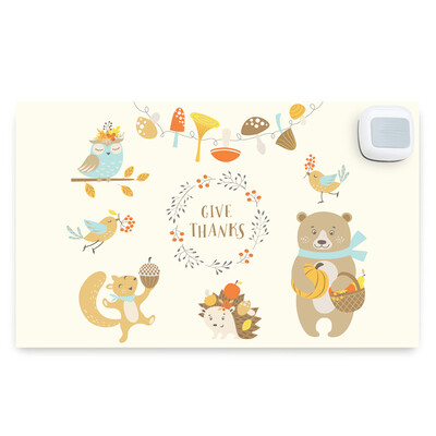 

Antarctic DND3458- warm hand table mat heating table mat heating table mat yellow printing harvest season