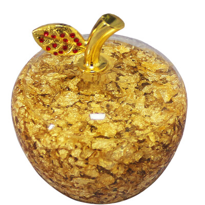 

Jingdong supermarket] gold fire love small apple gold foil couple creative ornaments Valentine's Day gift wedding gift
