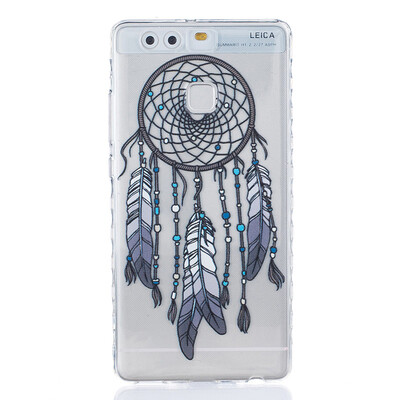 

New wind chimes Pattern Soft Thin TPU Rubber Silicone Gel Case Cover for HUAWEI P9