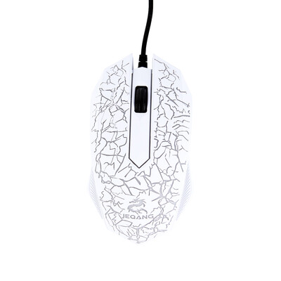 

Jang JM-810 проводной USB красочная подсветка стильная мышь игра - белый