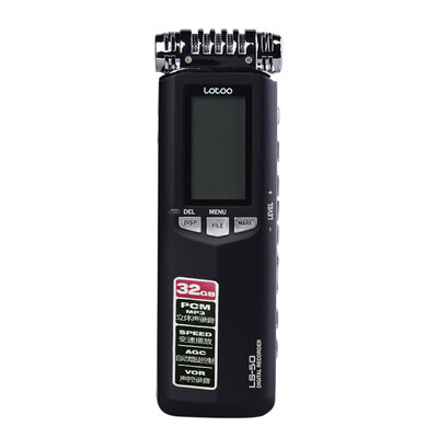 

Lotoo LS-50 32G Digital Voice Recorder with Adjustable Noise Cancellation Black