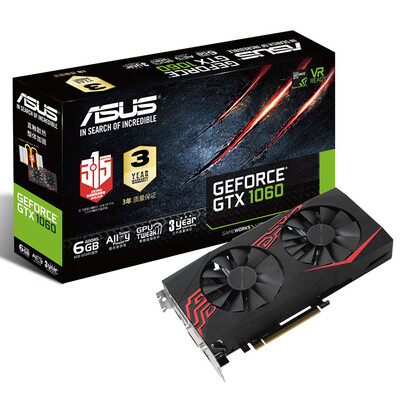 

Видеокарты ASUS GTX1060-O6G-GAMING 1569-1784 МГц 6G / 8GHz GDDR5 PCI-E3.0