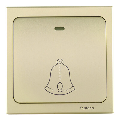 

Jingdong Supermarket] collar Pu technology G1 smart home champagne gold one drag two doorbell wireless home intelligent self-power remote distance remote control no battery outdoor villa waterproof electronic doorbell