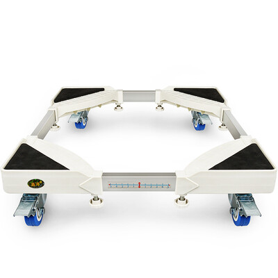 

Jia Pei WA-310 mobile washing machine base bracket washing machine rack bracket shelf refrigerator base (4 single round) white