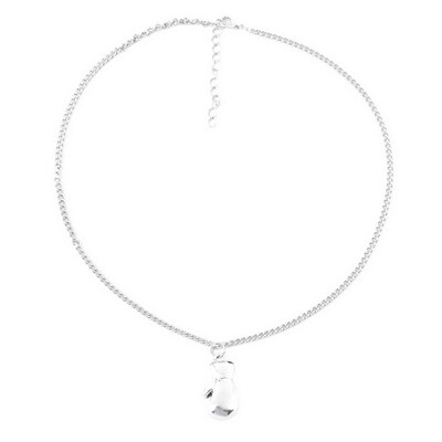 

Fashion Men's Women's Stainless Steel Boxing Glove Pendant Necklace Chain