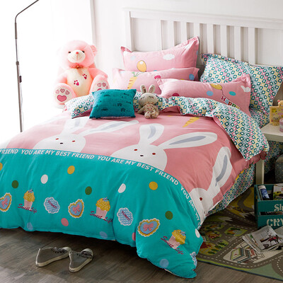 

NanJiren cotton student beddings (duvet cover/fitted sheet/pillow case)