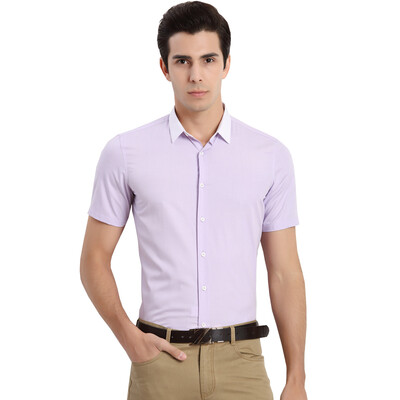 

XIANGSINIAO Short Sleeve Square Collar Shirt