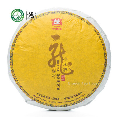 

Dragon Pillar Menghai Dayi Puer Tea Cake 2013 357g Ripe Free Shipping