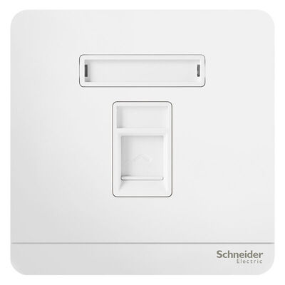 

Schneider (Schneider) switch socket computer TV socket panel is still series mirror porcelain white