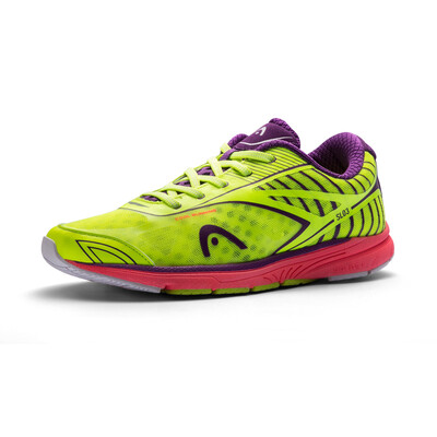 

HEAD кроссовки наружная повседневная обувь женские модели 961RMW1721 флуоресцентный зеленый / темно-фиолетовый 37