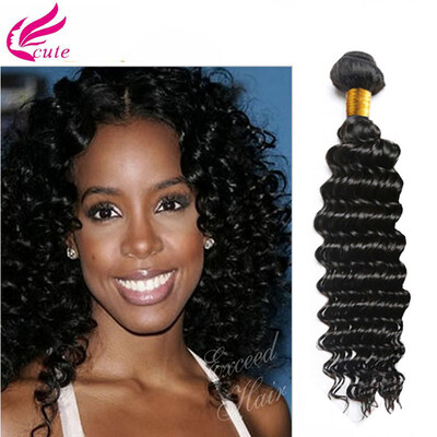 

8A Brazilian Deep Wave Cheap Hair Brazilian Deep Wave 3 Bundles Deep Curly Human Hair Wave 100g/p Brazilian Virgin Hair Deep Wave