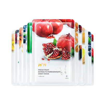 

PF79 fresh fruit treasures mask 12 pieces (water, moisturizing, sun repair