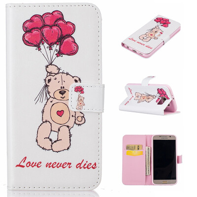 

Balloon and bear Design PU Leather Flip Cover Wallet Card Holder Case for SAMSUNG Galaxy S6