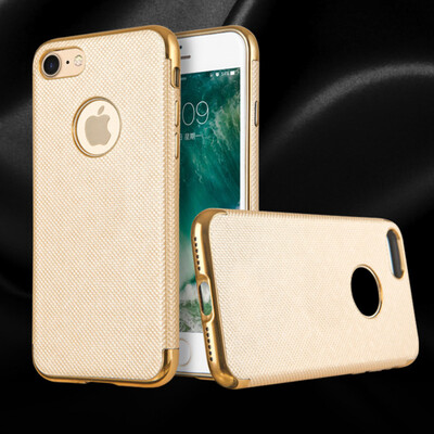 

Luxury Breathable Phone Case For iphone 7 ElectroplatePU Protection Case For iphone 7 plus Hot Sale