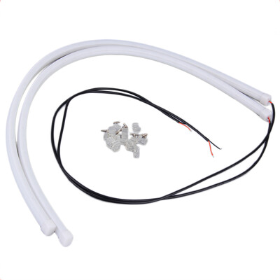 

2pcs 60cm Flexible Soft Tube Car LED Strip Turn Signal Running Lights Lamps