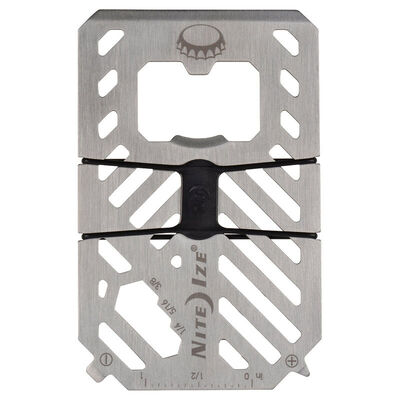 

Nite Ize Multifunctional Stainless Steel Saber Card Outdoor Tool Kit Knife Card