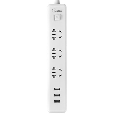 

Соединенные Штаты Америки (Midea) B1C03U3L3.0 3 отверстия USB (5V2.6A) смарт-зарядки +3 3 м Защита от розетки штепсель питания полосковой линии ребенок дверь доска / сопротивления монтажной платы