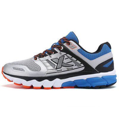 

XTEP) men's sports shoes comfortable and lightweight wild shoes fashion leisure men's running shoes 983119119157 gray blue 39 yards