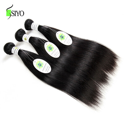 

7A Indian Virgin Hair Straight 3 Bundles Siyo Hair Products Raw Indian Straight Virgin Hair Human Hair Weave Bundles