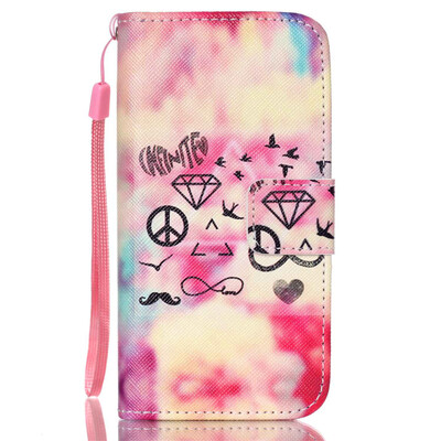 

Clouds Design PU Leather Flip Cover Wallet Card Holder Case for SAMSUNG S6EDGE PLUS