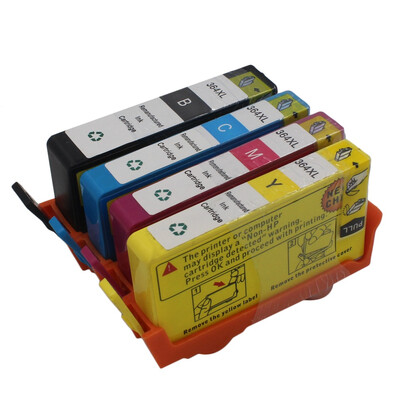 

4штк Хорошее чернил Набор картриджей для HP 364XL Black / Cyan / Magenta / Yellow Ink