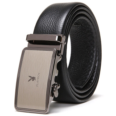 

Playboy PLAYBOY Belt Men's Belt Top Cowboy Автоматическая кнопка Бизнес Повседневная мода Брюки Мужские профили PDF3174-6B Черный