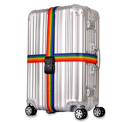 

Xinqin багажная коробка, пересеченная с тележкой, привязана к таможне с паролем TSA, связанный с галстуком QL-36R