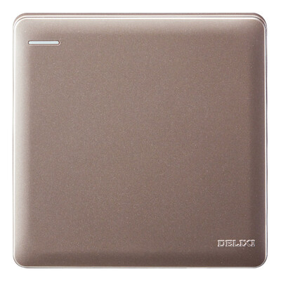

Delixi DELIXI switch socket panel four open double control large plate Zijin series