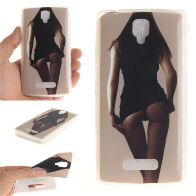 

Sexy Girls Pattern Soft Thin TPU Rubber Silicone Gel Case Cover for Lenovo A2010