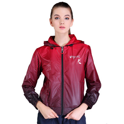 

Playboy (PLAYBOY) 21125001 Women fashion casual sports windbreaker short coat red S