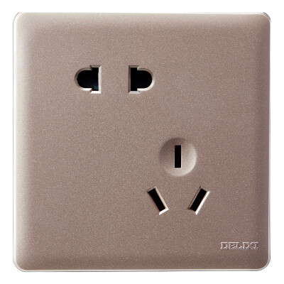 

Delixi (DELIXI) switch socket panel 16 air conditioning socket with dual control switch large plate Zijin series