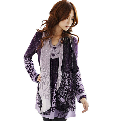 

Fubixi FUBIXIAN fashion fashion sweet dress female Q6812 purple