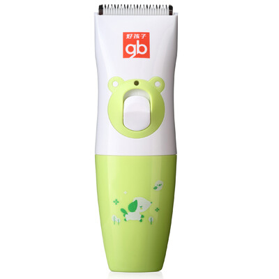 

gb good boy hairdresser baby child waterproof rechargeable baby hair clipper pink green C811103