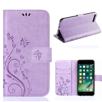 

iPhone 7 Plus MOONCASE цветочным узором Премиум мягкий PU Кожаный чехол для iPhone 7 Plus