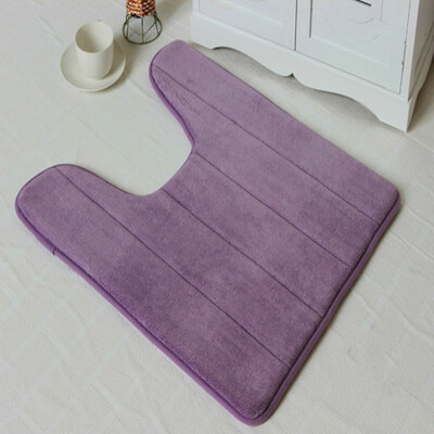 

Shaped Bath Mats Soft Pats Anti Slip Home Bathroom Carpet Decoration Bath Toilet Accessories 40*60cm