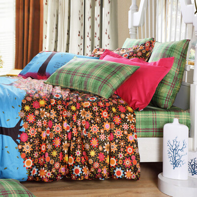 

Bo Yang домашний текстиль ультра-износостойкая деятельность печатных листов четыре набора деревьев 150 см