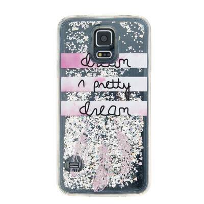 

Dynamic Quicksand Glitter Liquid Soft TPU Case Cover For SAMSUNG S5