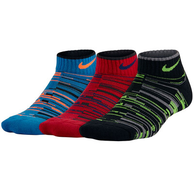 

Nike Nike Носки детские ГРАФИКА CTN CUSH SX5101 Низкопрофильный NIKE 3P Yth Мальчика три пары платье триколор