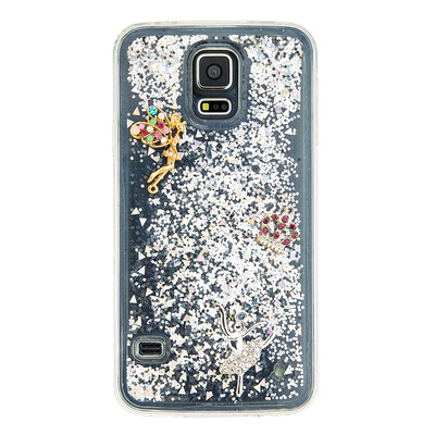

Dynamic Quicksand Glitter Liquid Soft TPU Case Cover For SAMSUNG S5