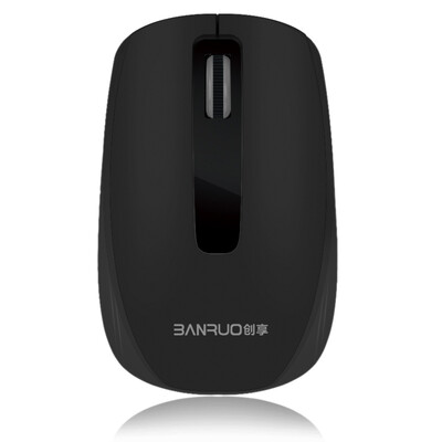 

Общий запись (Banruo) CM850 кричать беспроводная оптическая мышь 3D моды нано-приемник черный