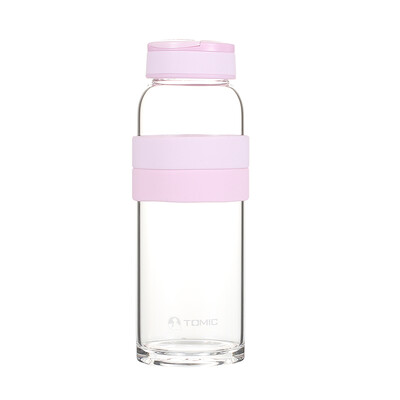 

TOMIC glass silicone anti-hot cute glass 1BSB1185 500ML crystal powder