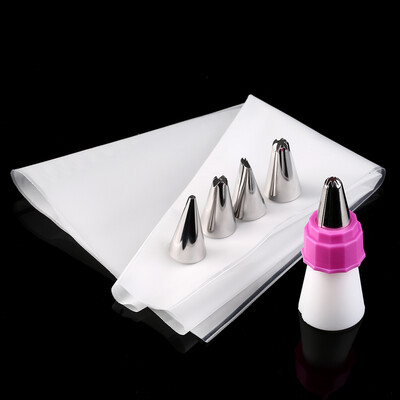 

Two Color Piping Icing Bag Cake Cookie Cupcake Decorating Nozzles Tool Set