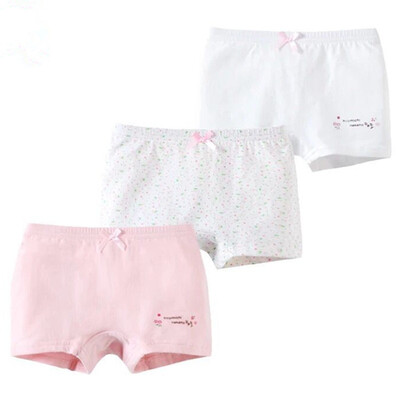 

(KIDS MAM & DAD) girls underwear women floral flush pants big children children underwear three loaded 86090 soft powder 120
