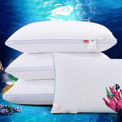 

Jingdong supermarket] Jiuzhou deer stacked core can be washed feather velvet pillow core protection cervical hotel pillow 86 48x74cm
