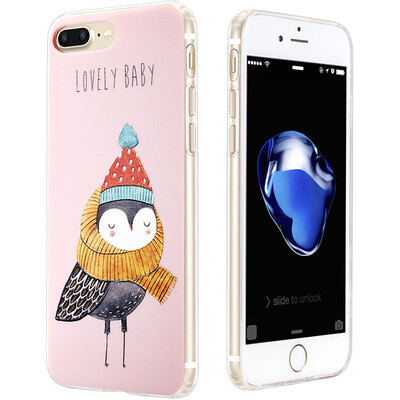 

Иллюстратор iPhone 7 плюс мобильный телефон Корпус Apple 7plus Чехол для мобильного телефона / Чехол для мобильного телефона Силиконовый защитный чехол для мультфильма Мягкая оболочка Иллюстратор серии Soft Edge Style - Eagle Small Warm